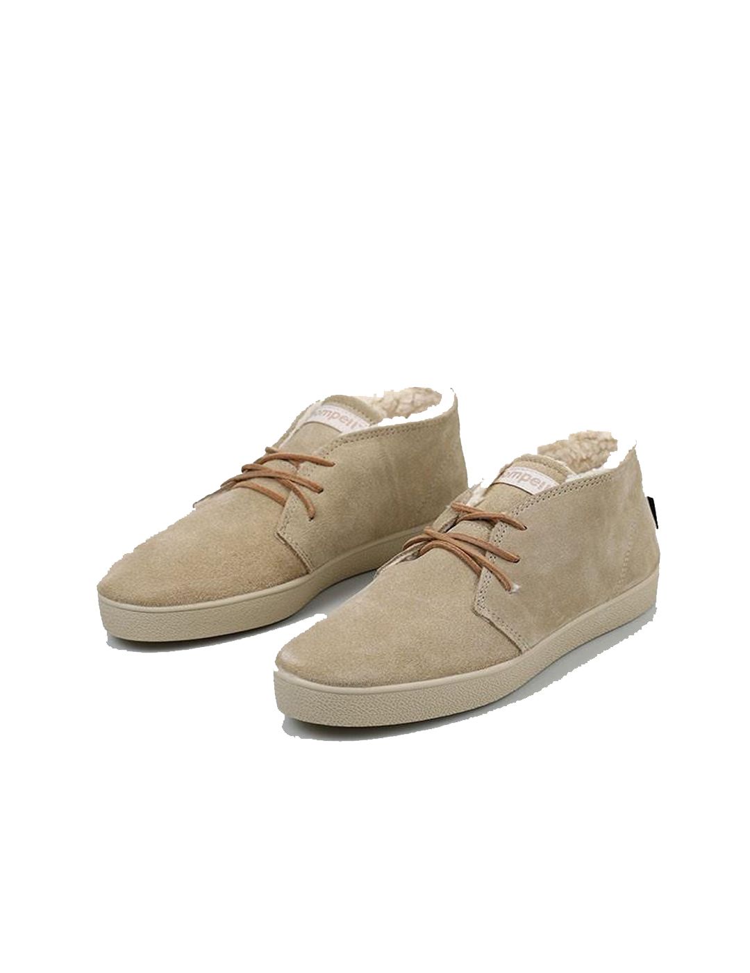 Zapatilla Mujer Pompeii Catalina Fleece Beige