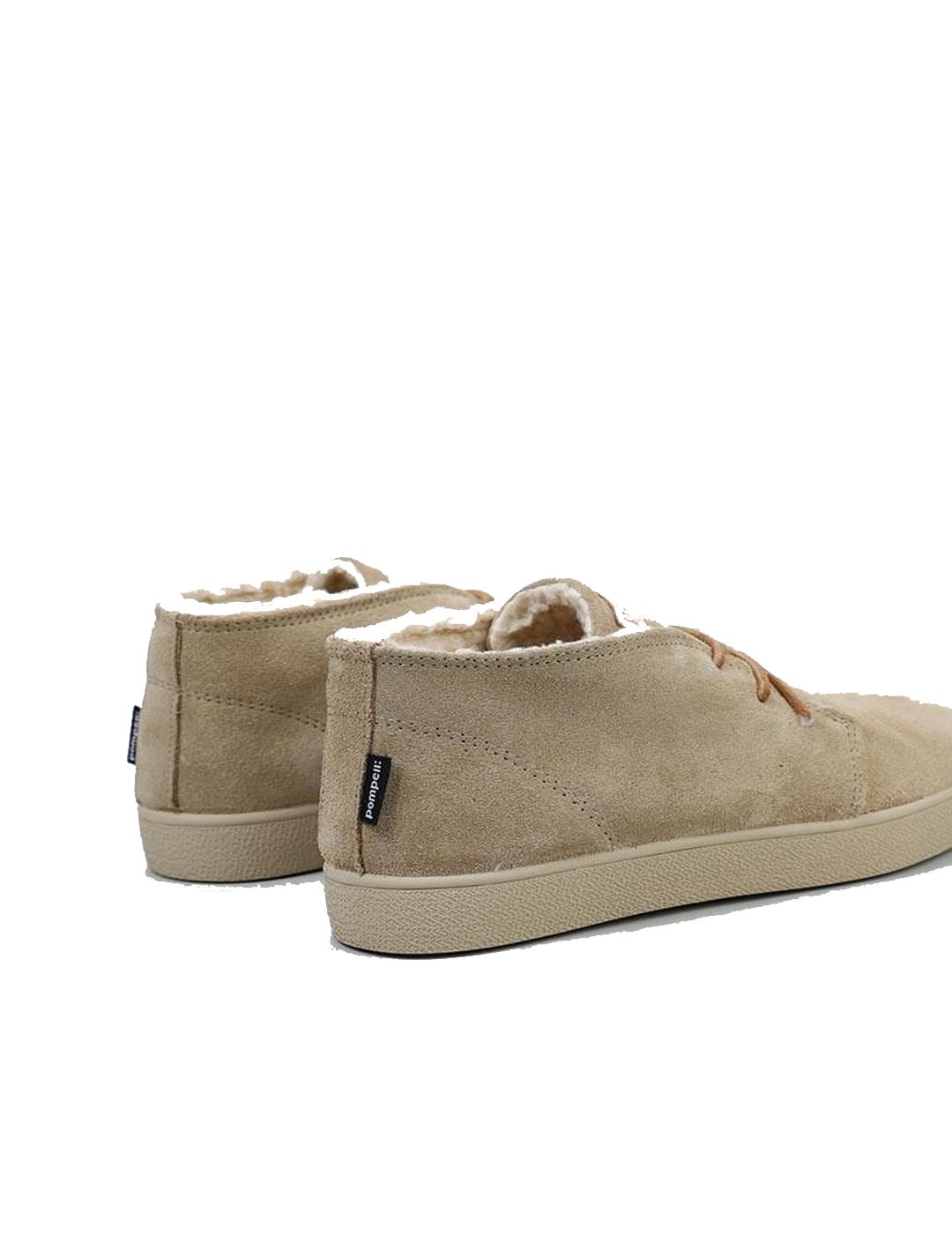 Zapatilla Mujer Pompeii Catalina Fleece Beige