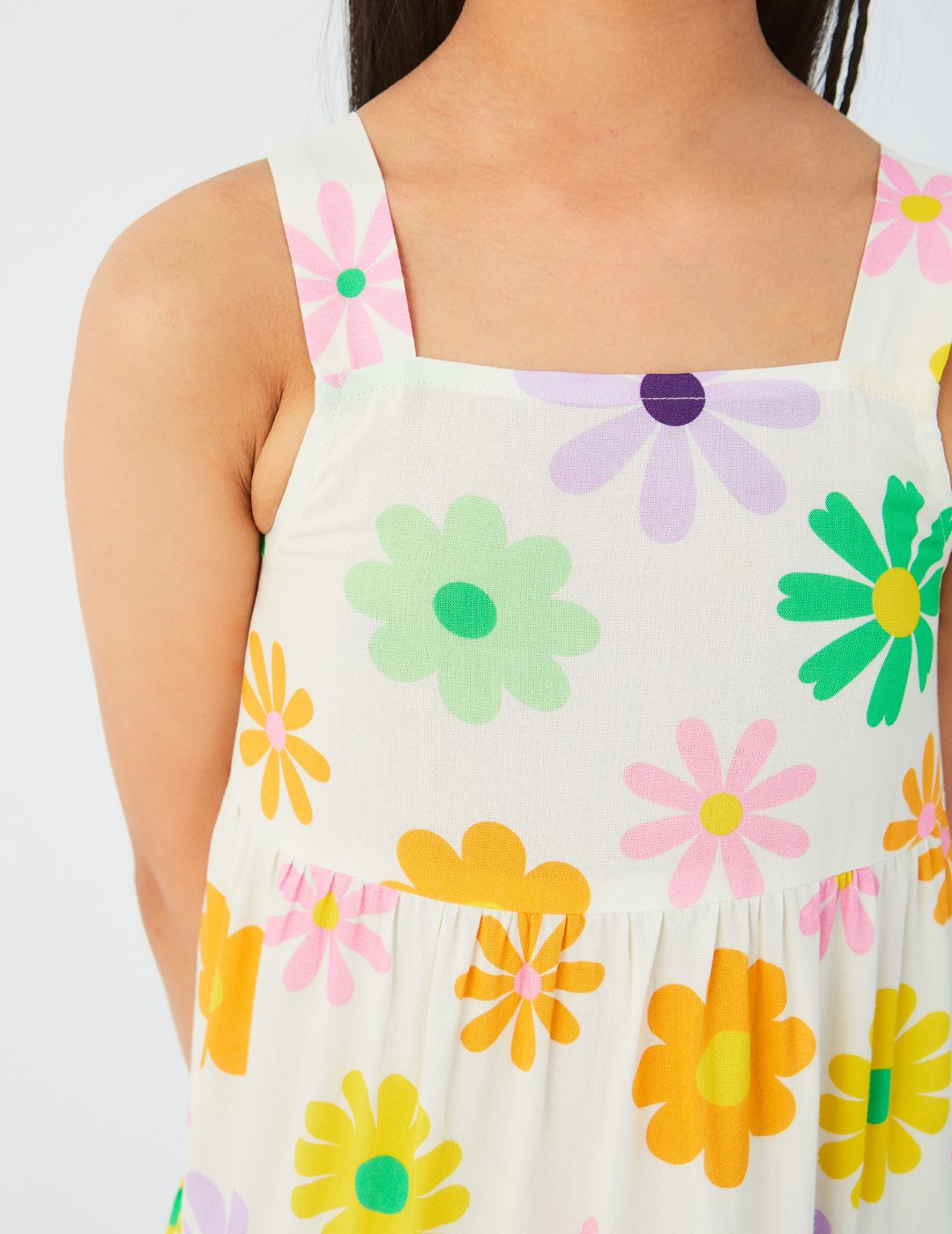 Vestido Compañía Fantástica Mini Con Estampado De Flores