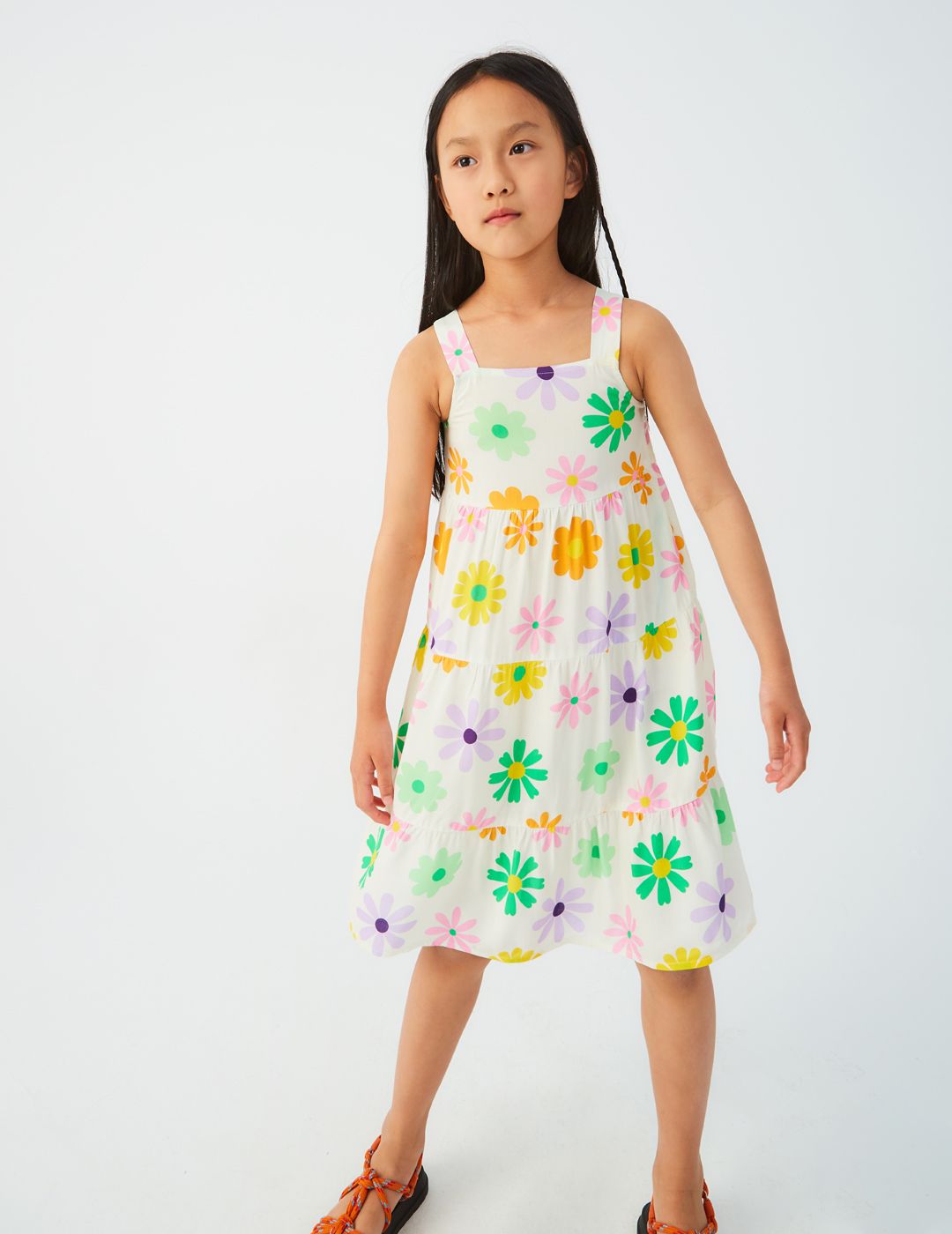 Vestido Compañía Fantástica Mini Con Estampado De Flores