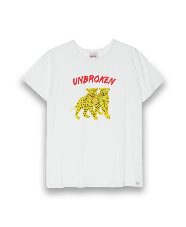 Camiseta Dear Tee mujer UNBROKEN-white
