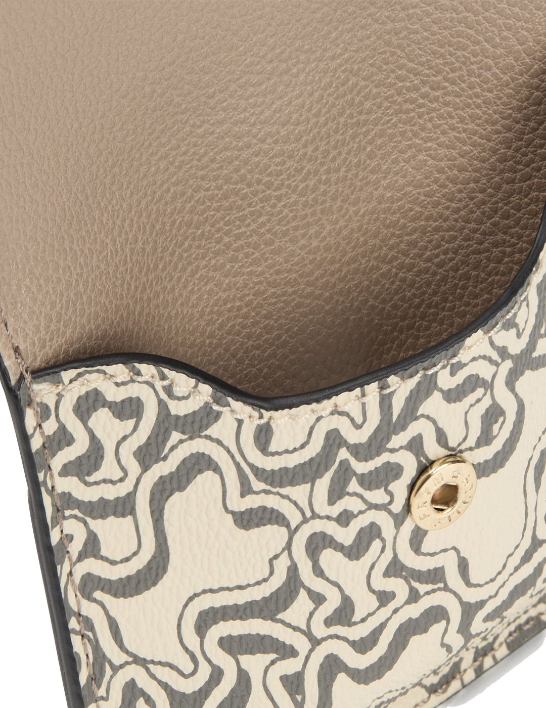 Tarjetero Tous Flap Kaos Mini Evolution Beige