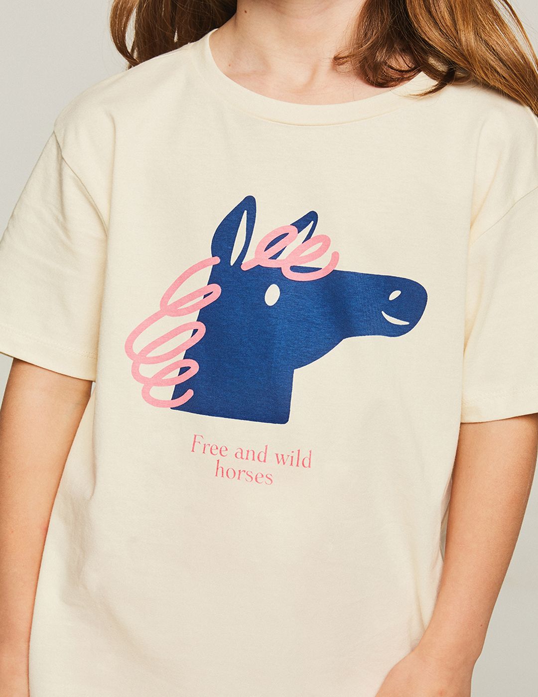 Camiseta Compañía Fantástica Unisex Estampado De Caballos