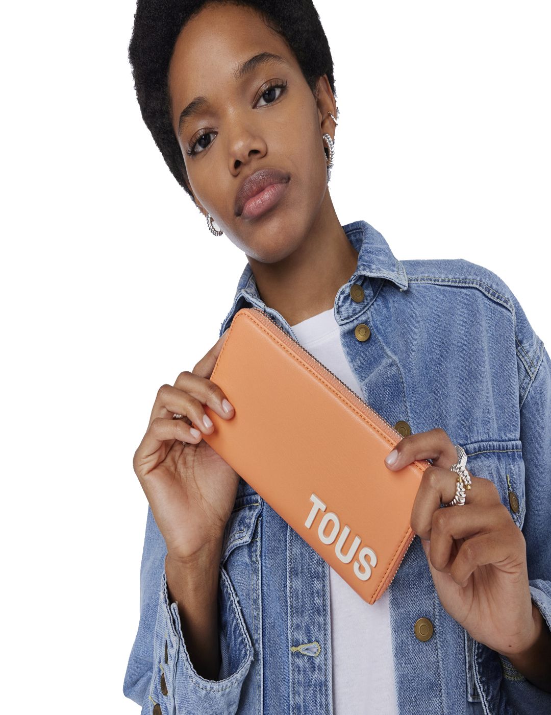 Billetera Tous M Carol Naranja