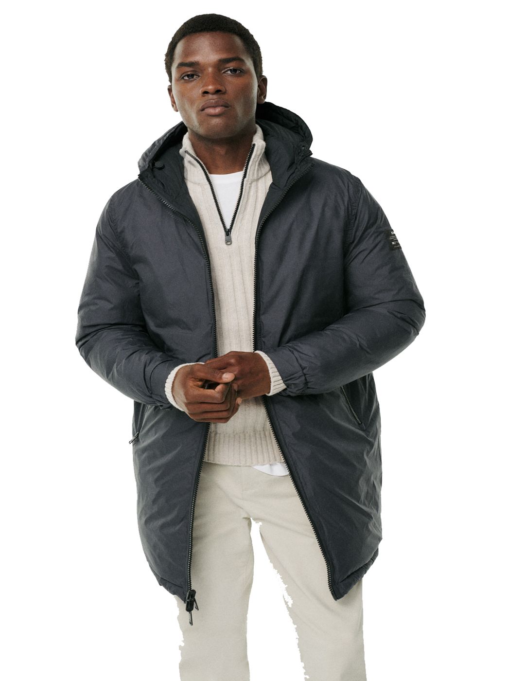 Chaqueta Ecoalf Hombre Vintage Reversible Black