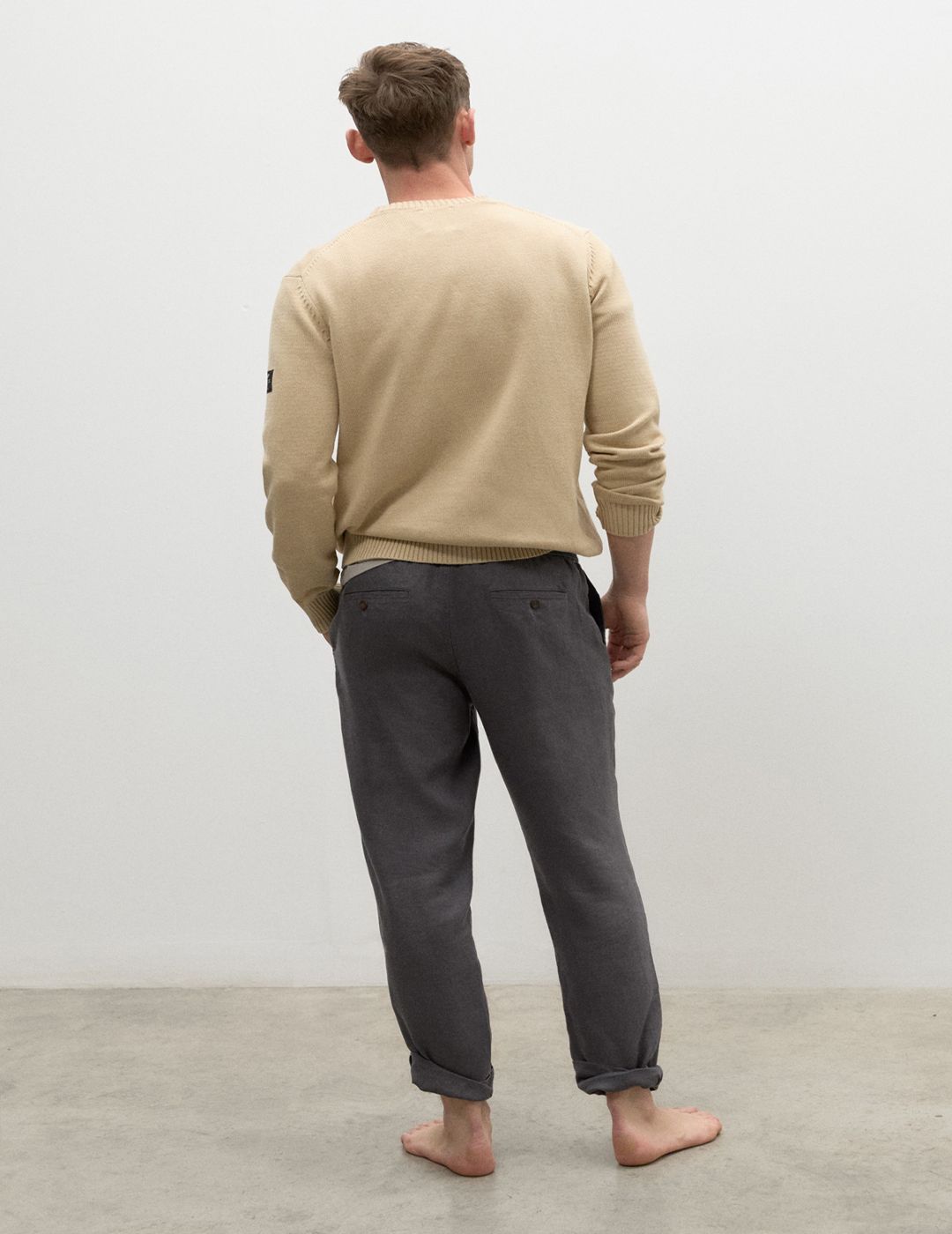 Jersey Ecoalf Hombre Tail Beige