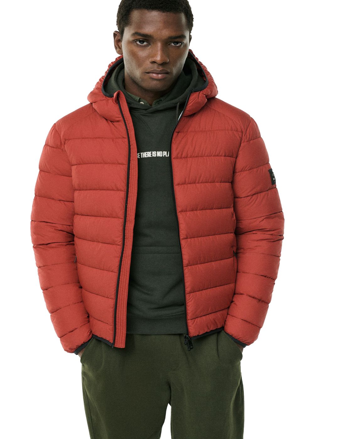 Chaqueta Ecoalf Hombre Aspen Chily Red