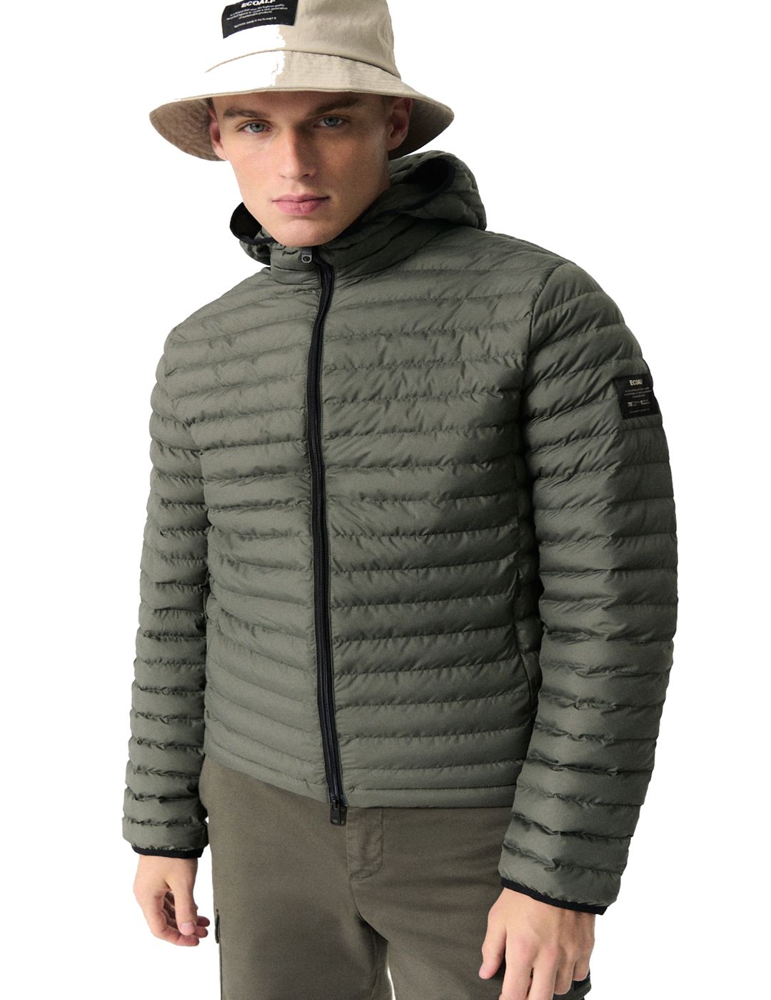 Chaqueta Ecoalf Hombre Atlantic Softkhaki