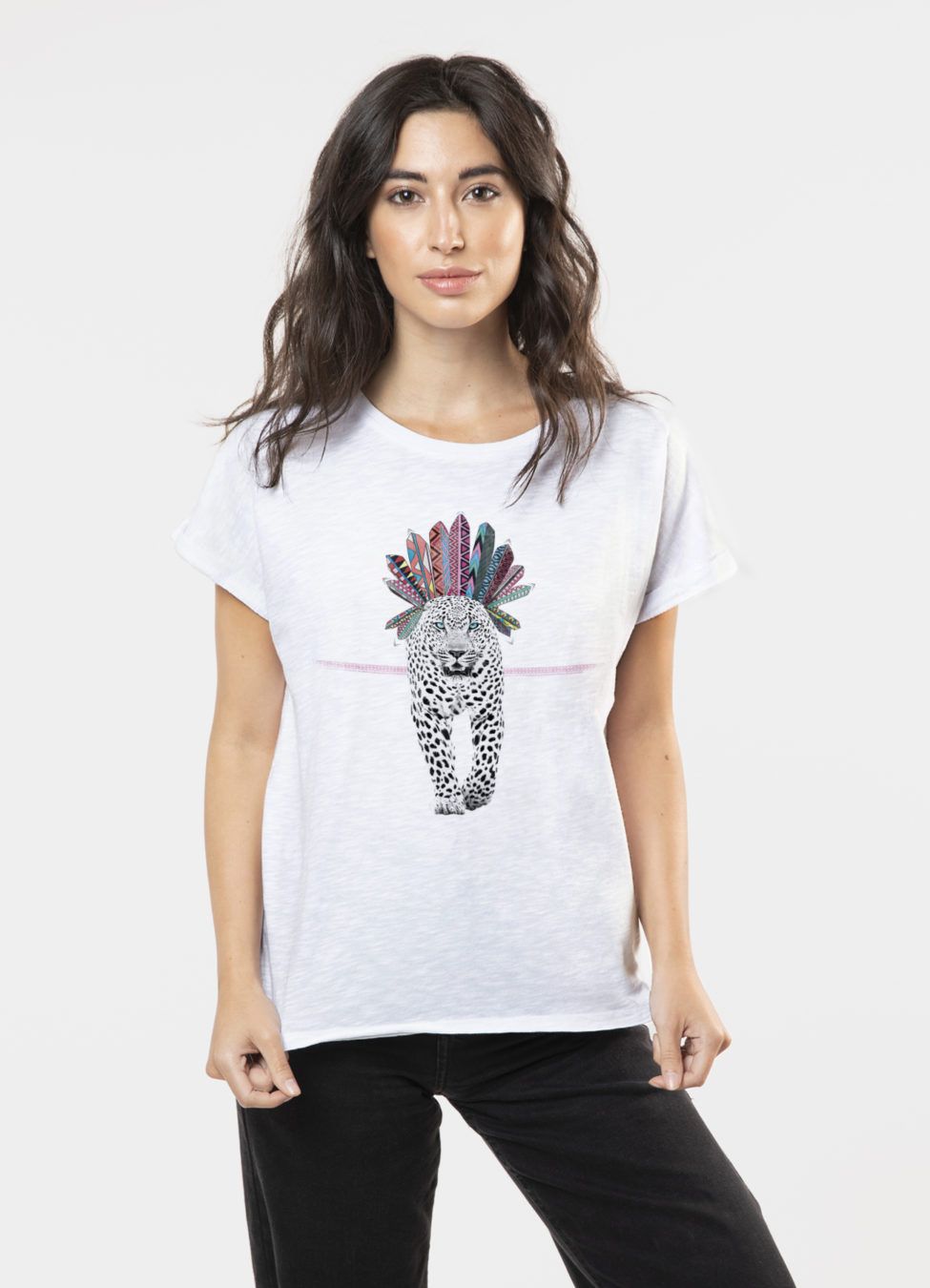 Camiseta Dear Tee mujer TIGRE AZTECA