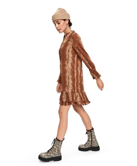Minivestido Maison Scotch de manga larga con dobladillo plisado 159009-0220