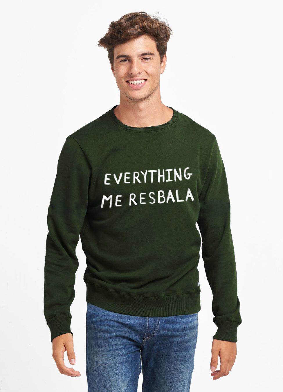 Sudadera Dear Tee hombre EVERYTHING-verde